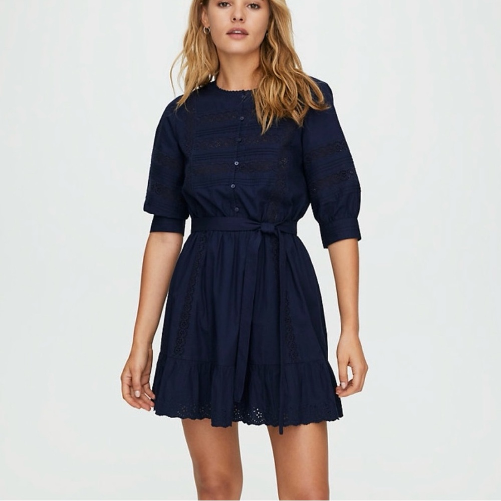 Aritzia | Sunday Best | Soraya Dress Pure Indigo